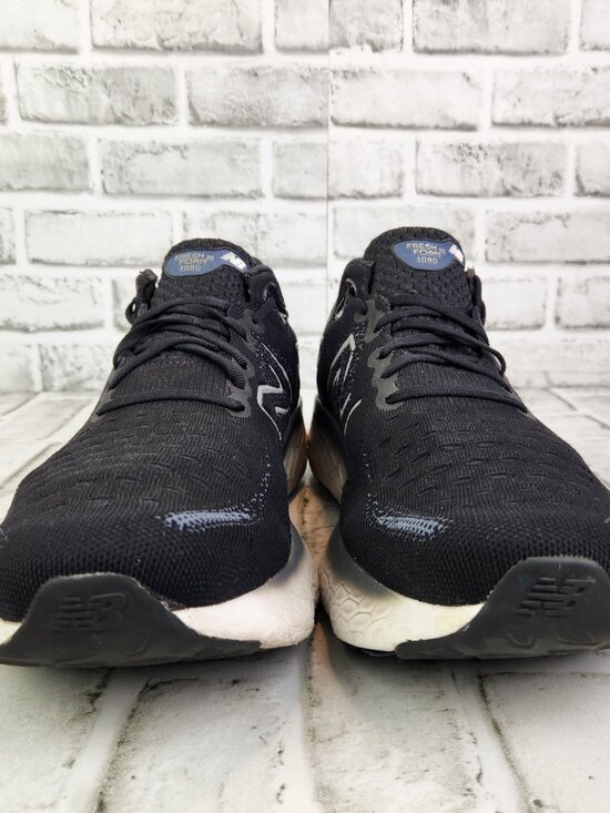 New Balance Fresh Foam 1080 v12 Men\'s Sz 15 D Black White Athletic Running Shoes main image 9